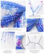 CRYSTAL-blue ocean Festival/Party/Rave Bikini Outfit