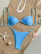 CRYSTAL-blue ocean Festival/Party/Rave Bikini Outfit